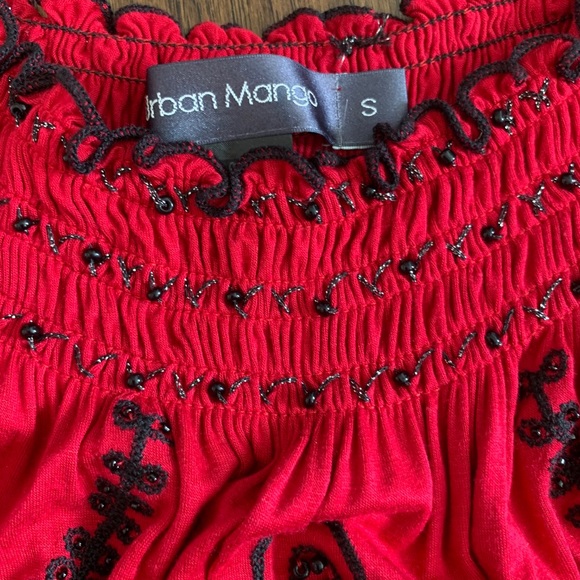 Urban Mango Tunic Off Shoulder Size Small - Picture 3 of 6